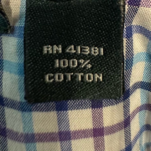 Lauren Ralph Lauren Men’s Shirt Size 16 (34/35) Classic Fit Non-Iron Plaid - Picture 9 of 9